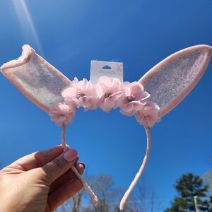 Claire's Pink Bunny Ears Headband